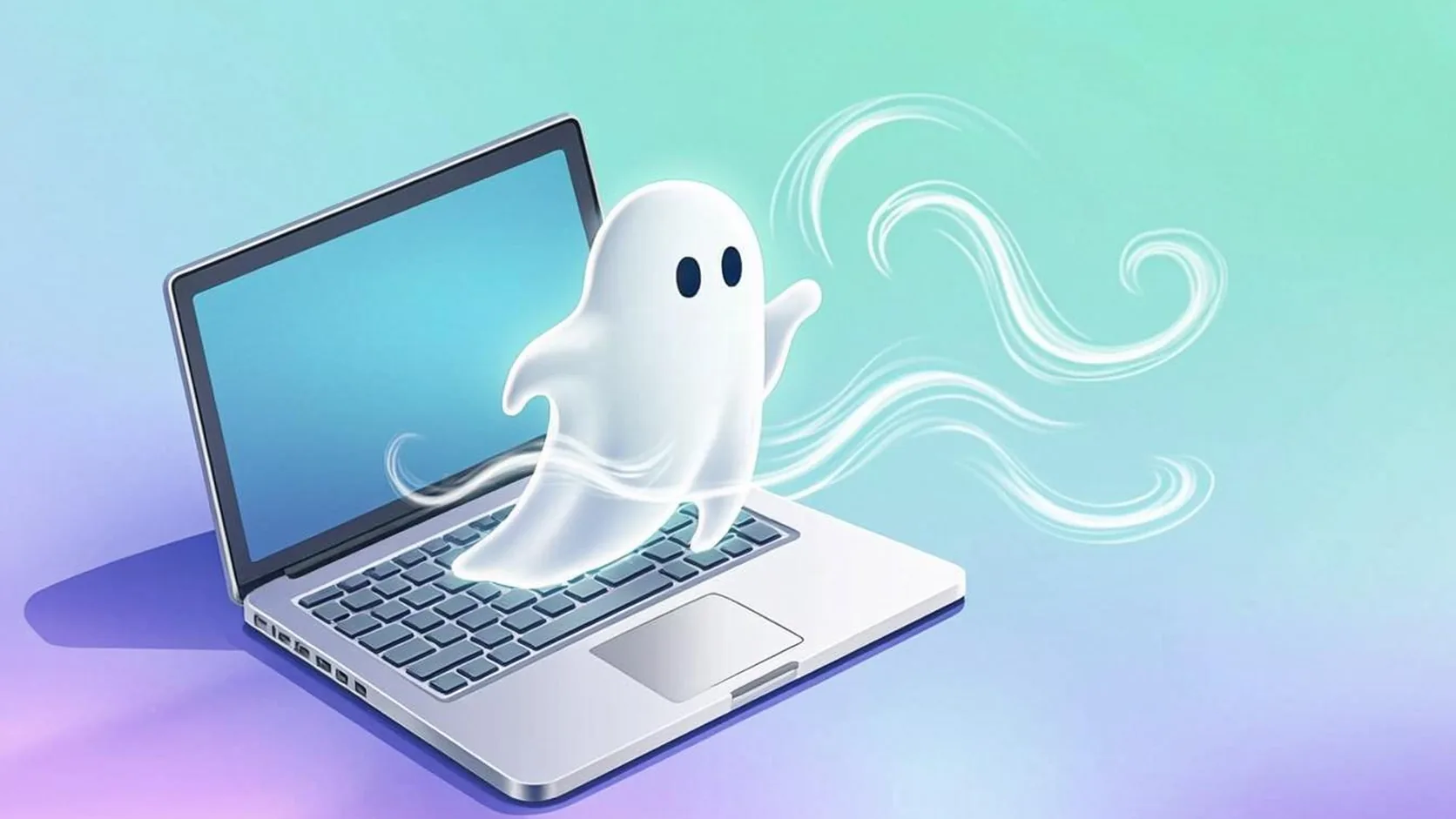 Ghost hologram API concept illustration